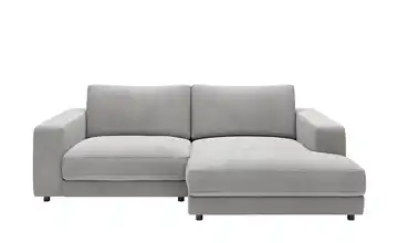 VIVA Ecksofa in Cord Sila Cordstoff Grau rechts