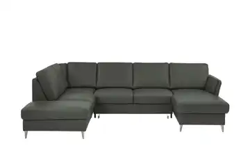 meinSofa Wohnlandschaft Veit Anthrazit Erweiterte Funktion links