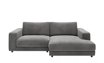 Jette Home Ecksofa in Cord Sila Cordstoff Dunkelgrau rechts