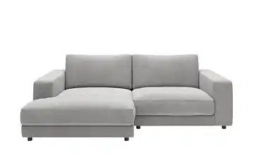 Jette Home Ecksofa in Cord Sila Cordstoff Grau links