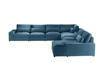 Ecksofa Branna Blau