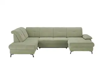 medium Wohnlandschaft Planova II links Grün Erweiterte Funktion