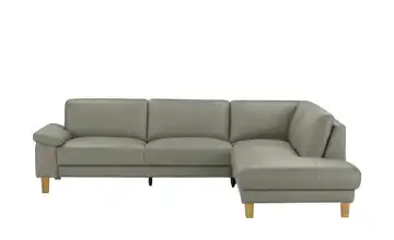 Ravensberger Werkstätten Ecksofa Leder RW-Select Grau rechts