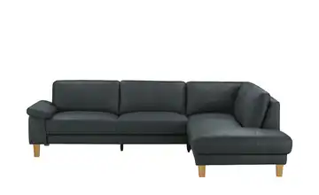 Ravensberger Werkstätten Ecksofa Leder RW-Select Dunkelblau rechts