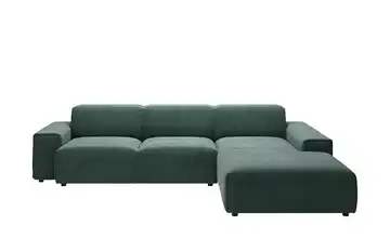 Gray & Jones Ecksofa Baltic Breeze Tannengrün rechts Cordstoff Armlehne Typ 1