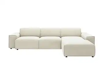 Gray & Jones Ecksofa Baltic Breeze Beige rechts Cordstoff