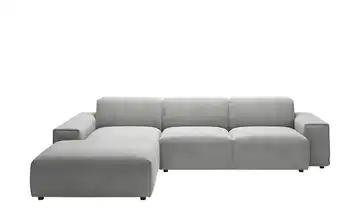 Gray & Jones Ecksofa Baltic Breeze Grau links Cordstoff Armlehne Typ 1