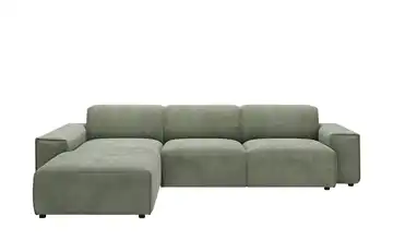 Gray & Jones Ecksofa Baltic Breeze Grün links Cordstoff