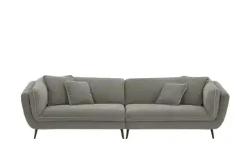 pop Bigsofa zweifarbig Cosy Cloudyflex Dunkelgrau, Silbergrau