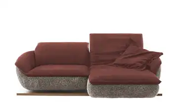 KOINOR Ecksofa Mooove Dunkelrot rechts