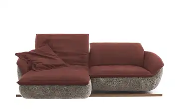 KOINOR Ecksofa Mooove Dunkelrot links