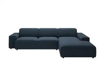 Gray & Jones Ecksofa Baltic Breeze Dunkelblau rechts Mikrofaser Armlehne Typ 1