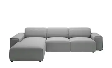 Gray & Jones Ecksofa Baltic Breeze Grau links Mikrofaser