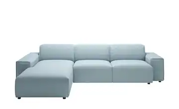 Gray & Jones Ecksofa Baltic Breeze Hellblau links Mikrofaser