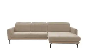 meinSofa Ecksofa Katja Beige rechts Erweiterte Funktion