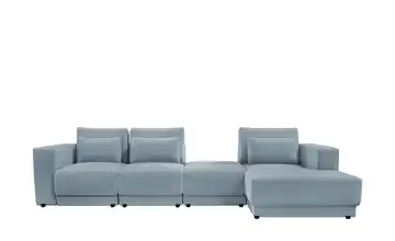 switch Ecksofa Toora Denimblau rechts