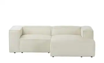 Ecksofa Relana rechts Boucléstoff Creme