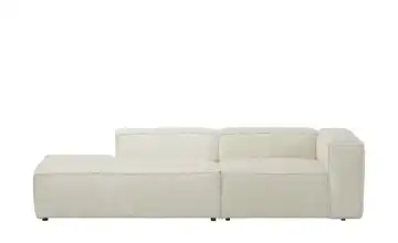 Einzelsofa Relana links Boucléstoff Creme