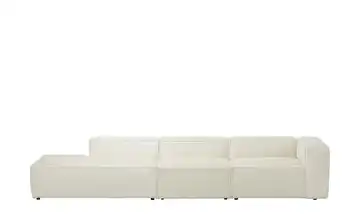 Einzelsofa Relana Boucléstoff links Creme