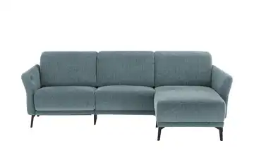 Ecksofa New York rechts Blau Erweiterte Funktion