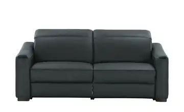 Ravensberger Werkstätten Einzelsofa Echlederbezug Corby Dunkelblau Relaxfunktion rechts