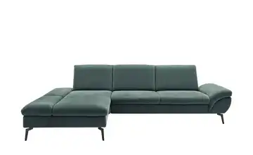 Lounge Collection Ecksofa Malena Moosgrün links Erweiterte Funktion