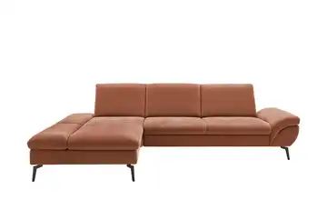 Lounge Collection Ecksofa Malena Terracotta links Erweiterte Funktion