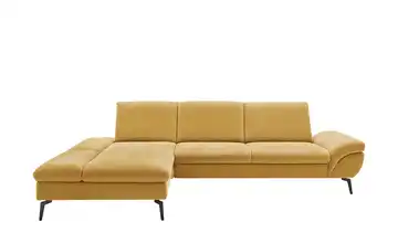 Lounge Collection Ecksofa Malena Sonnengelb links Erweiterte Funktion