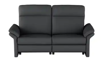 Wohnwert Einzelsofa Leder Mayla Schwarz Erweiterte Funktion 194 cm