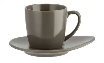 ASA SELECTION Espressotasse mit Unterteller Cuba Grigio