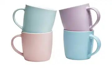for friends Kaffeebecher 4er-Set Pastell