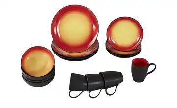 Kombiservice 16-teilig Hot Red