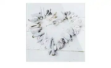 Glasbild "wooden love II"