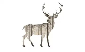 Cut-Out "Hirsch im Wald"