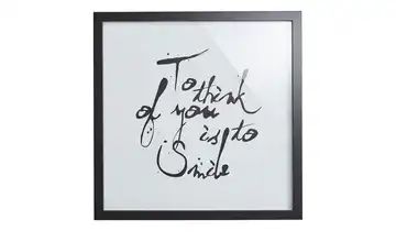 Gerahmtes Bild Framed Art "to think of you"