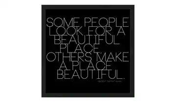 Gerahmtes Bild Framed Art "Some People"
