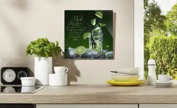 Glasbild "Mojito"
