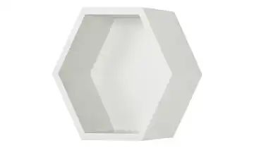 Wandregal Hexagon