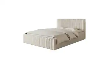 Selsey Polsterbett mit Bettkasten Tilio Creme 180x200 cm