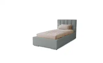 Polsterbett mit Stauraum Draven 80x200 cm Grau