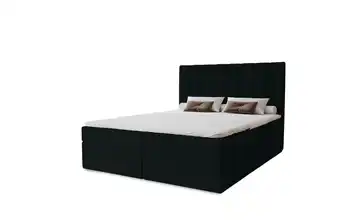 Boxbett mit Stauraum Nelia Schwarz 120x200 cm