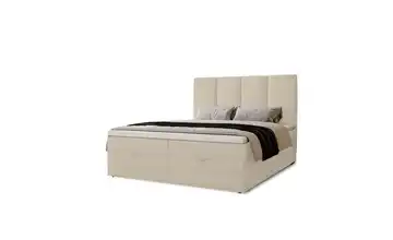 Boxbett mit Stauraum Macclesfield 140x200 cm Beige