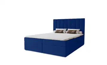 Boxbett mit Stauraum Nelia Blau 200x200 cm