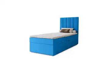 Boxbett mit Stauraum Nelia Hellblau 90x200 cm