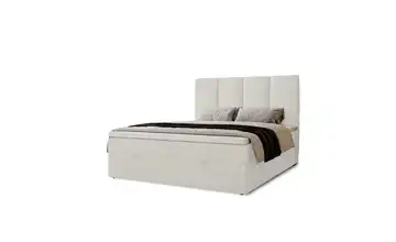 Boxbett mit Stauraum Macclesfield 120x200 cm Weiß