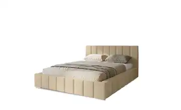 Polsterbett mit Stauraum Margate 200x200 cm Creme