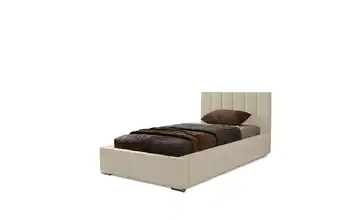 Polsterbett mit Stauraum Nelia 100x200 cm Beige