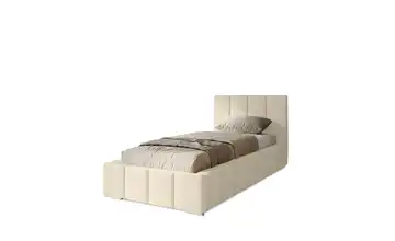 Polsterbett mit Stauraum Margate 80x200 cm Beige