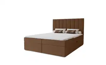 Boxbett mit Stauraum Nelia Braun 140x200 cm