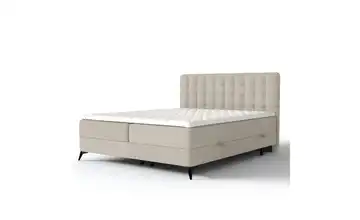 Boxspringbett mit Stauraum 202 cm 200x200 cm Beige